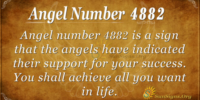 Angel number 4882