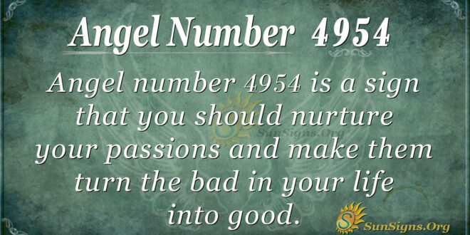 Angel number 4954