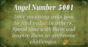 Angel Number 5001