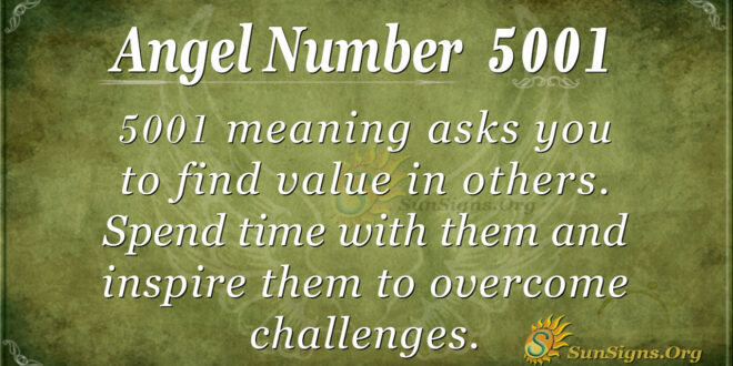 Angel Number 5001