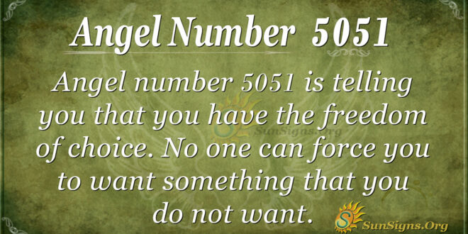 Angel number 5051