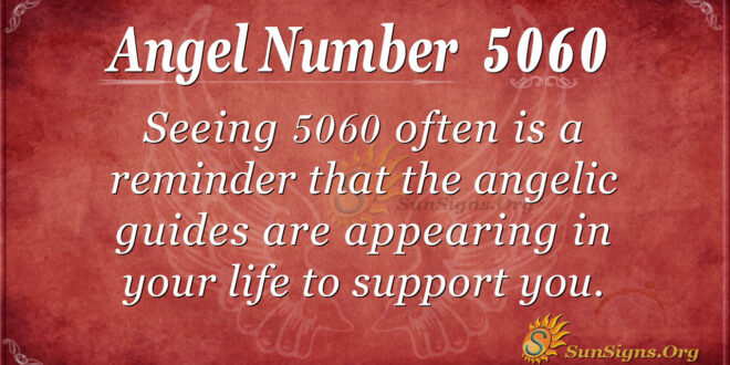 Angel Number 5060
