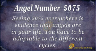 Angel number 5075