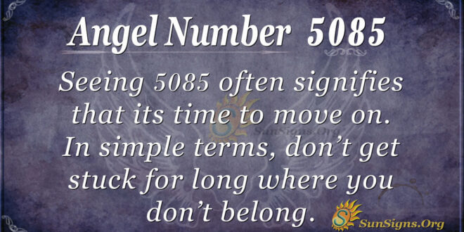 Angel Number 5085