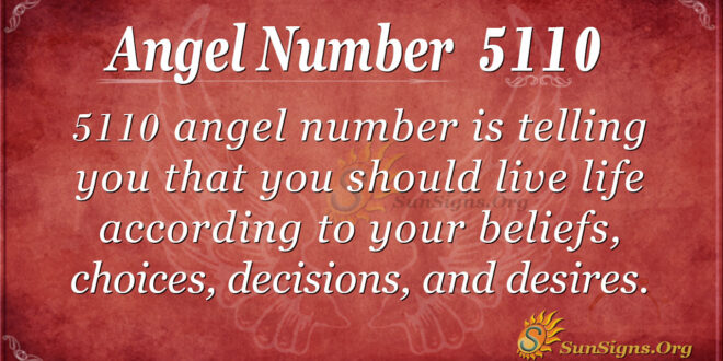 Angel number 5110