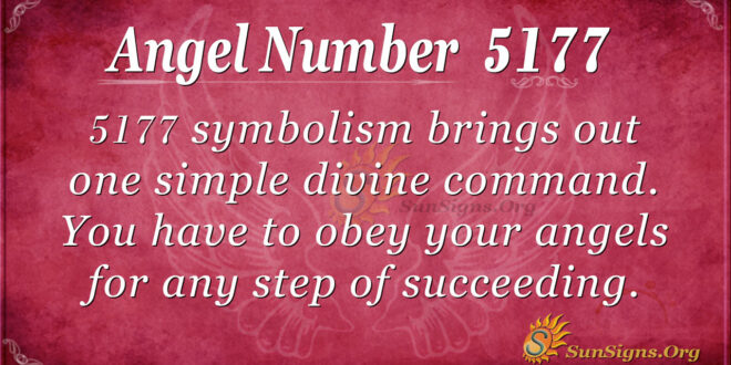 Angel number 5177
