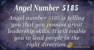 Angel number 5185