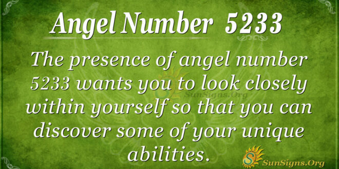 5233 angel number