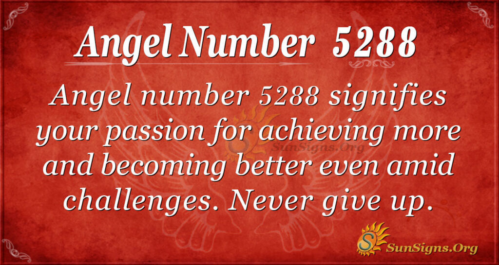 Angel number 5288
