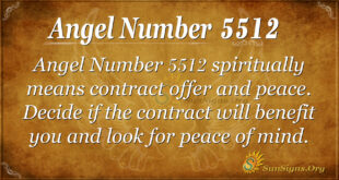 Angel number 5512