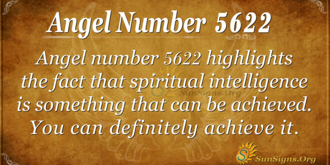 Angel number 5622