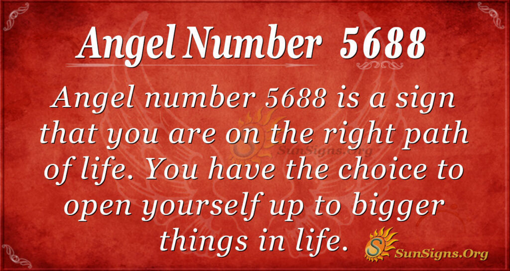 Angel number 5688