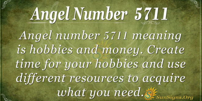 Angel number 5711