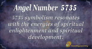 Angel number 5735