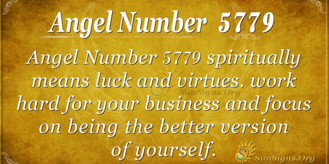 Angel number 5779