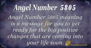 Angel Number 5805