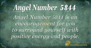 Angel Number 5844