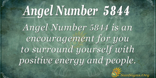 Angel Number 5844