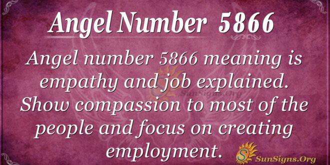 Angel number 5866