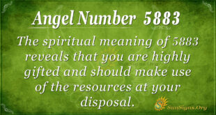 Angel number 5883