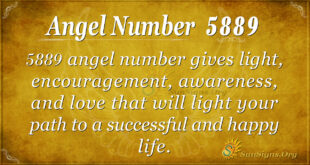 Angel number 5889
