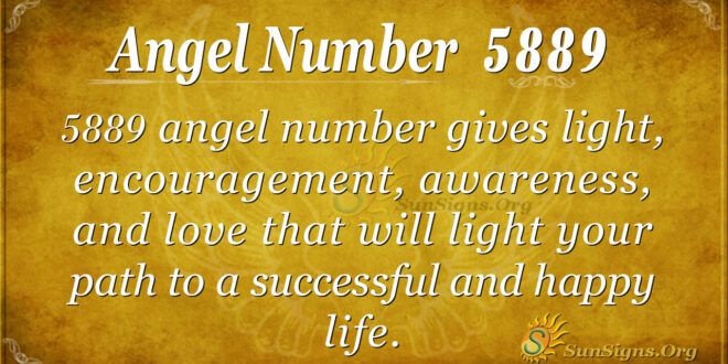 Angel number 5889