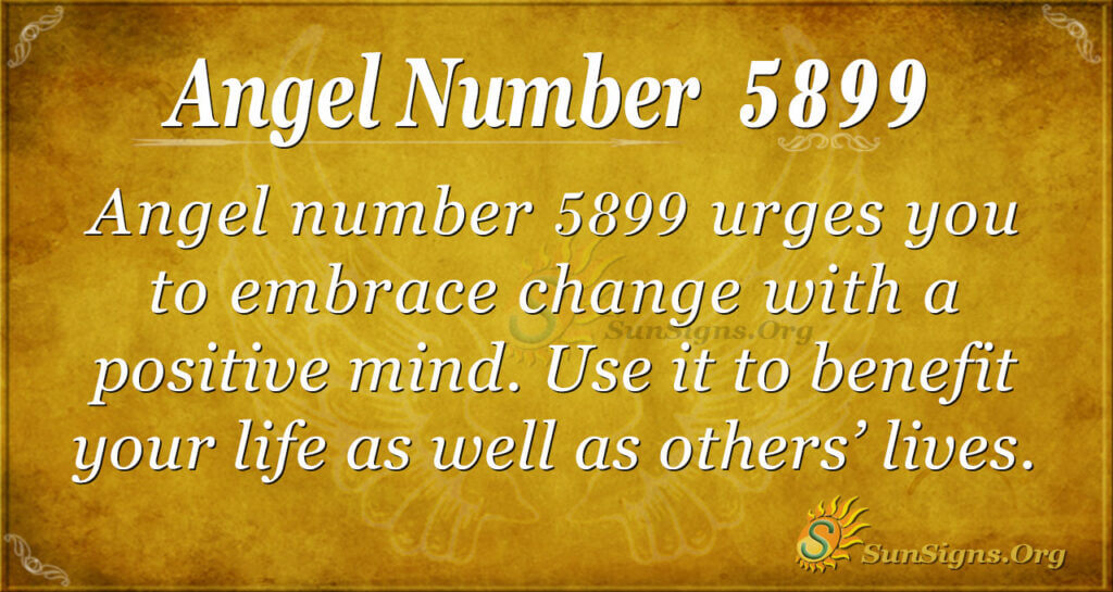 Angel number 5899