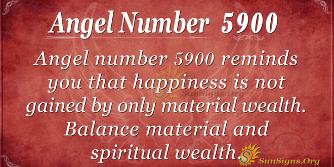 Angel number 5900