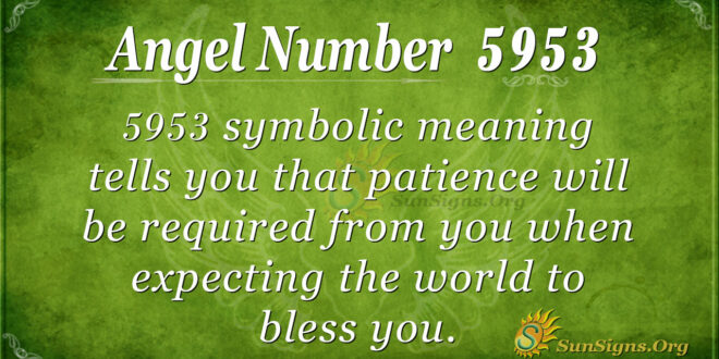 5953 angel number