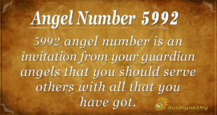 Angel Number 5992