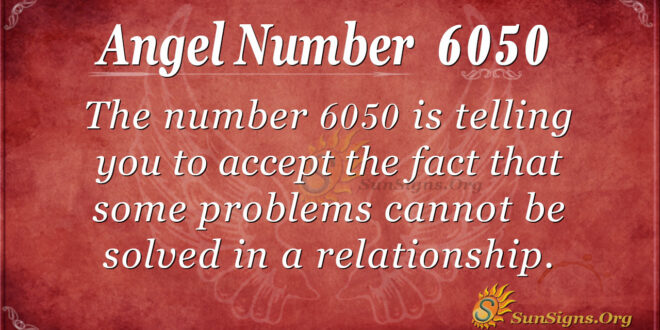 Angel number 6050