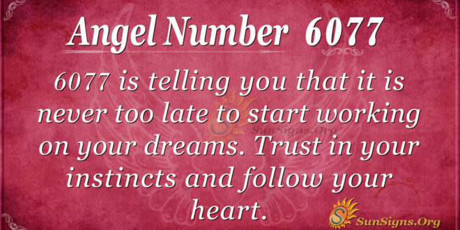 6077 angel number