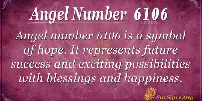 6106 angel number
