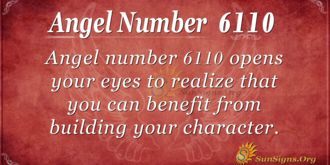 Angel Number 6110