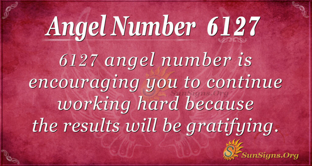 Angel number 6127