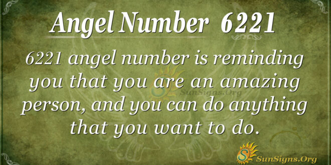 Angel Number 6221