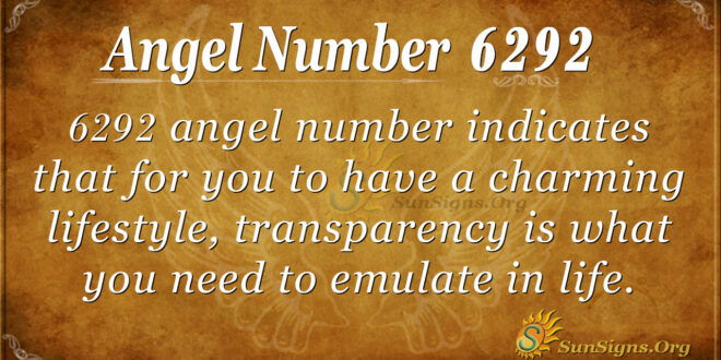 6292 angel number