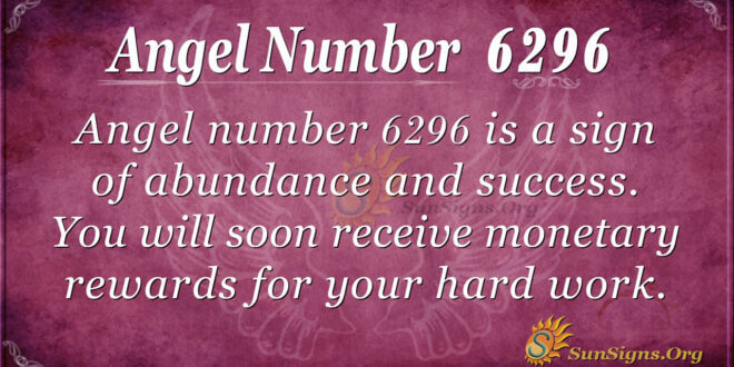 Angel Number 6296