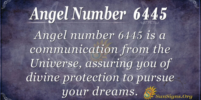 6445 angel number
