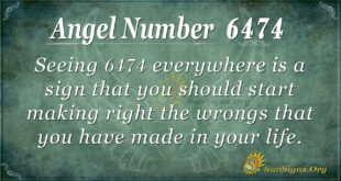 Angel number 6474