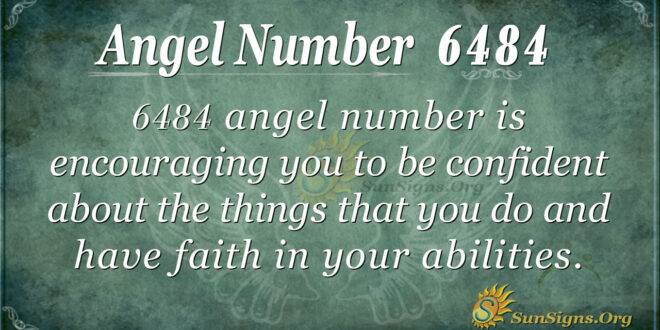 Angel Number 6484