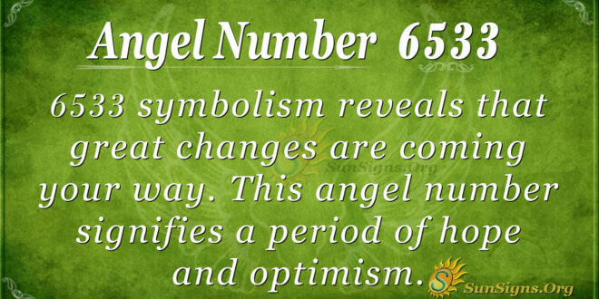 Angel number 6533