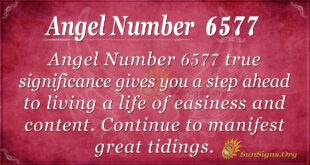Angel number 6577