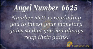 Angel number 6625