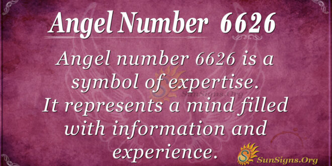6626 angel number