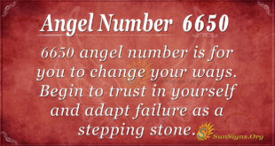 Angel number 6650
