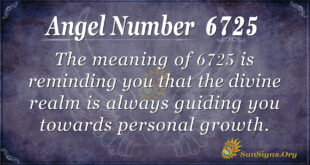 Angel Number 6725