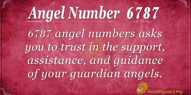 Angel number 6787
