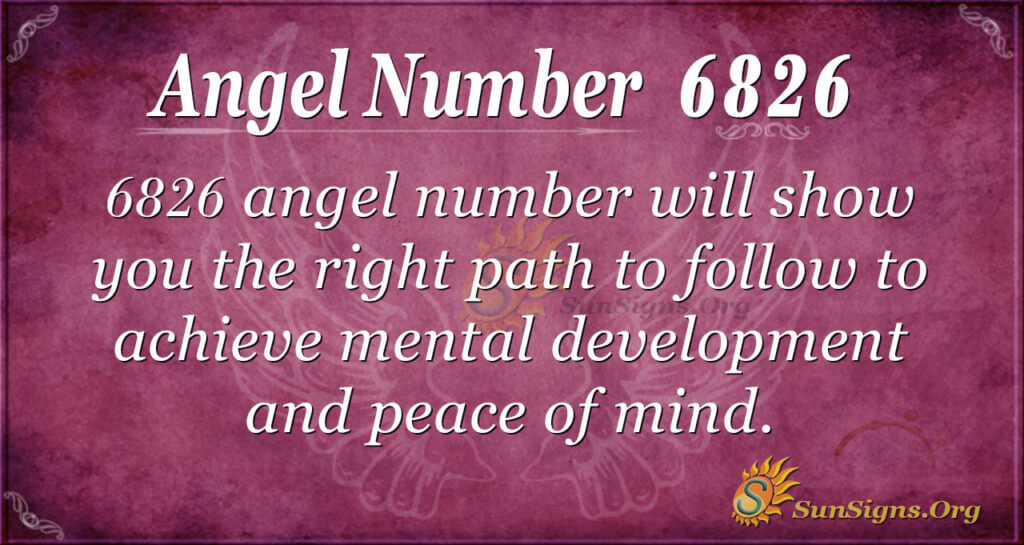 Angel number 6826