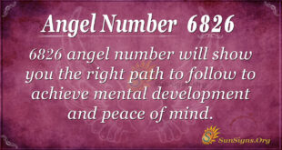 Angel number 6826